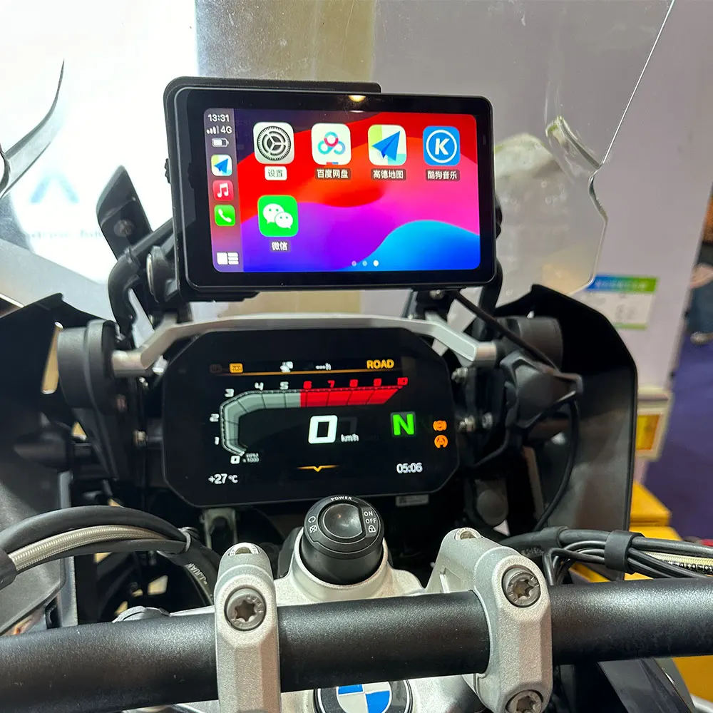 6 Inch Motorcycle Carplay Screen for BMW - Waterproof & Anti