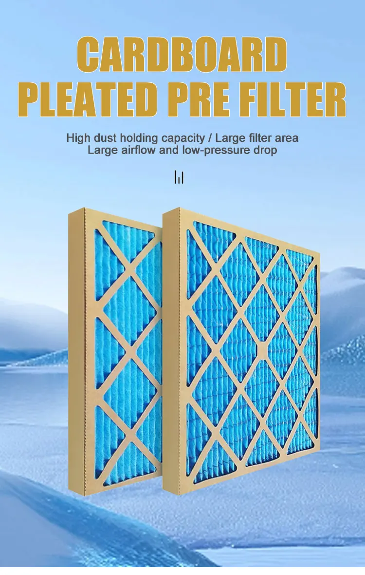 Customized Pleated Hvac Air Filter For Ac Furnace Filter Replacement