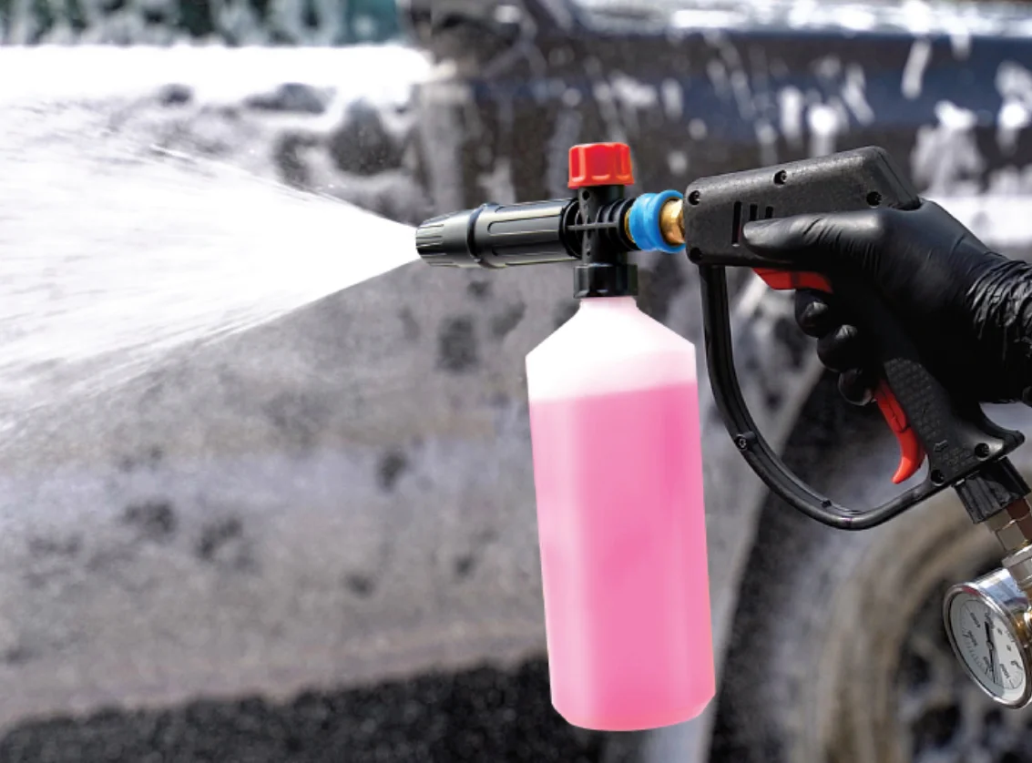 Snow Foam Lance Cannon Soap Bottle Sprayer For Pressure Washer Gun Jet Car  Wash