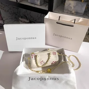 2026 Luxury Women's Oblique Shoulder Bucket Bag New Design Waterproof PU Zipper Durable Chain Summer Spring Bulk Purchase