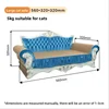 Spot large blue cat sofa-563232