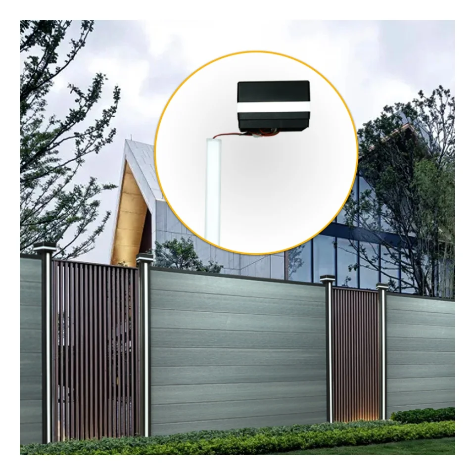Solar LED Fence Post Cap for Wrought Iron and Aluminum or Garden, Solar Fence Lights White Light