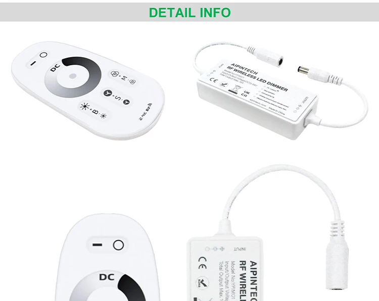 Custom Led Neon Sign Smart Dimmer 2.4g Rf Remote Wireless Control 12v