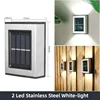 2 Led Stainless Steel White-light
