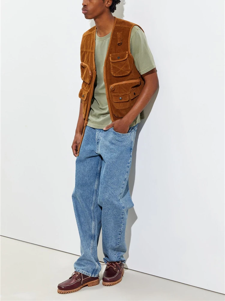 Cotton Relaxed Fit Pockets Corduroy 
