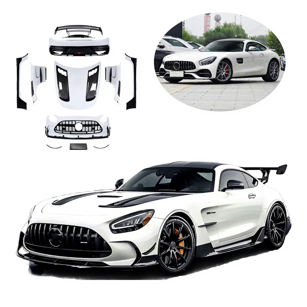 Bodykit For Benz AMG GT-Class C190 2014-2024 To AMG GT Black Series Kit Carbon Fiber FRP Material