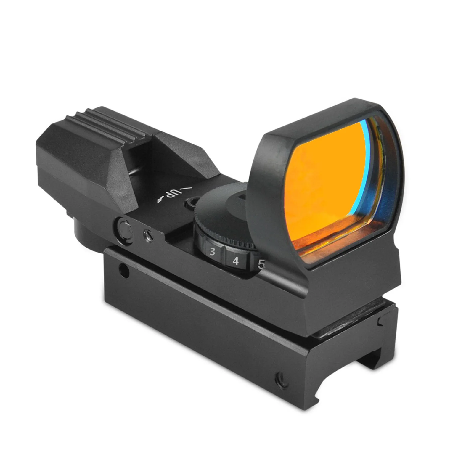 HD101 1x22 Reflex Sight 4 Reticle Pattern Red Dot Sight 11 Brightness Level for Hunting Fit for 20mm