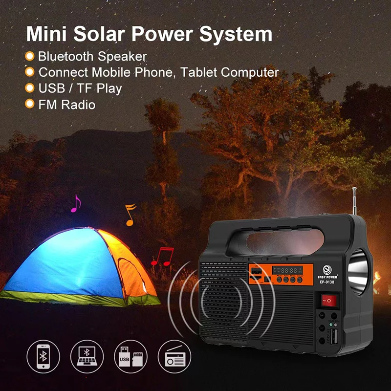 Portable Small Home Solar System Outdoor Lighting Power Portable small home solar system outdoor lighting power
