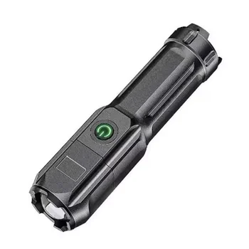 Professional LED Flashlight Zoom Fishing Hunting LED Flashlight 100000 Lumen Tactical Rechargeable USB 18650 Waterproof Durable