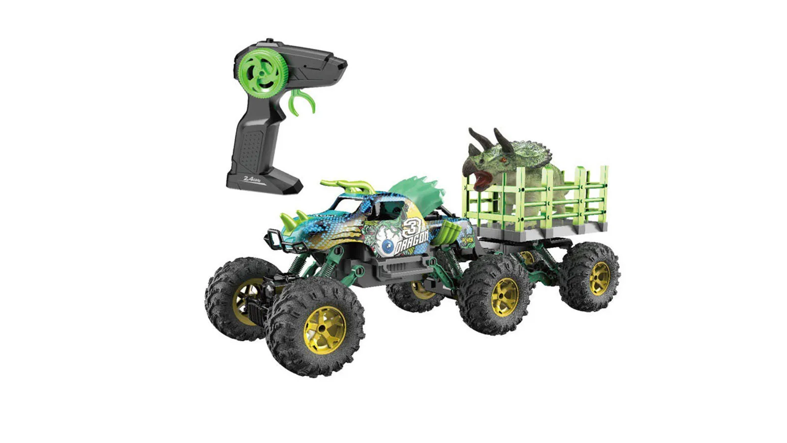 Ept High Speed 1/14 Electronic Radio Control 4wd Rc Cartoon Monster Trailer  Truck Car Kids Play Set Game Playset Dinosaur Truck - Buy Remote Control  Toy Toy Dinosaur Truck Toy Dinosaur Car