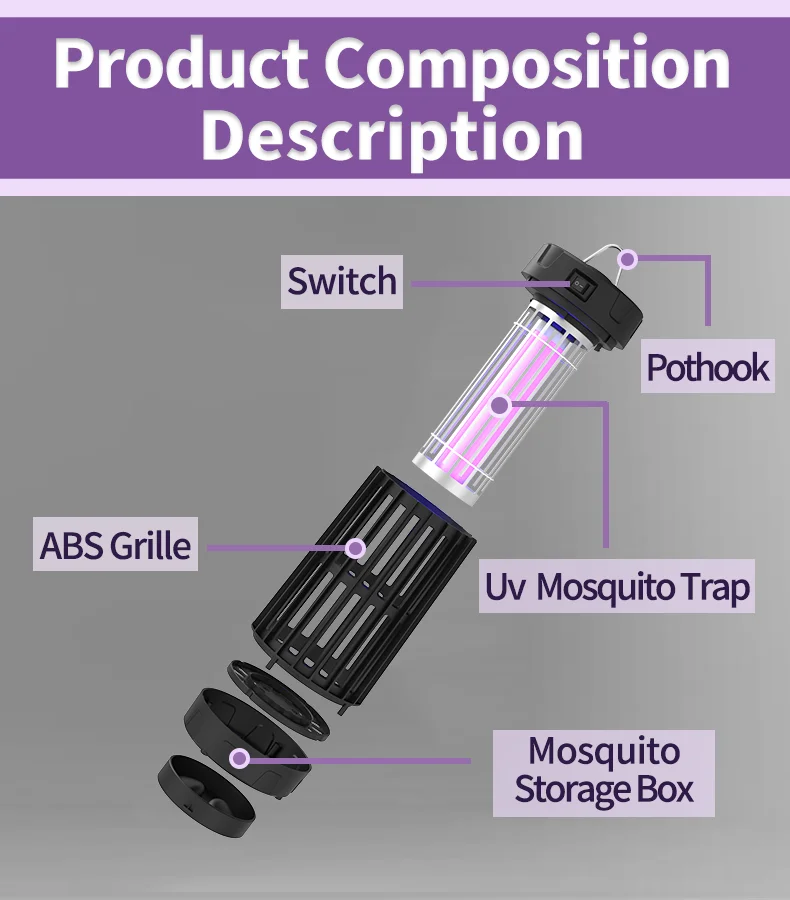 Saijzek New Arrival High Effective High Voltage 2500V uv led electrical shock bug zappers mosquito killer lamp electric manufacture