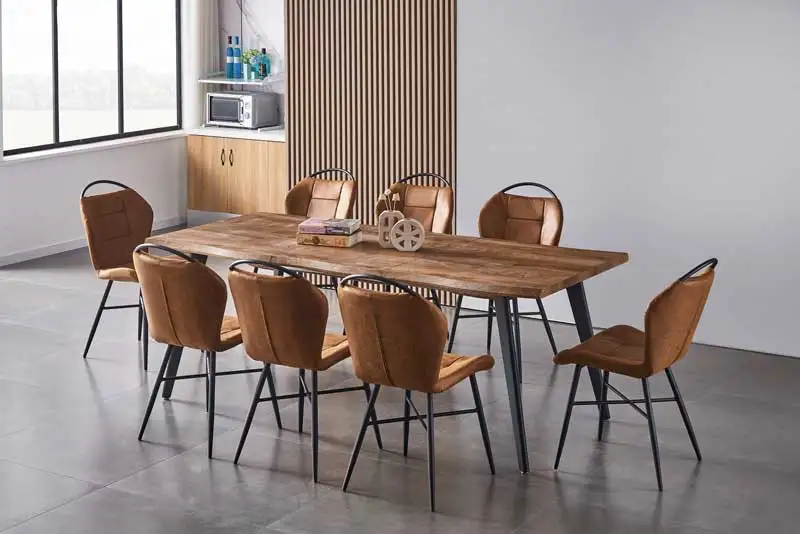 Cheap Living Room Table Set Modern Home Kitchen Dining Table Set Wooden