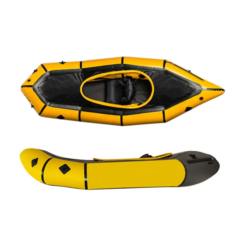 Customized Self Bailing Paddle Inflatable Tpu Lightweight Kayak