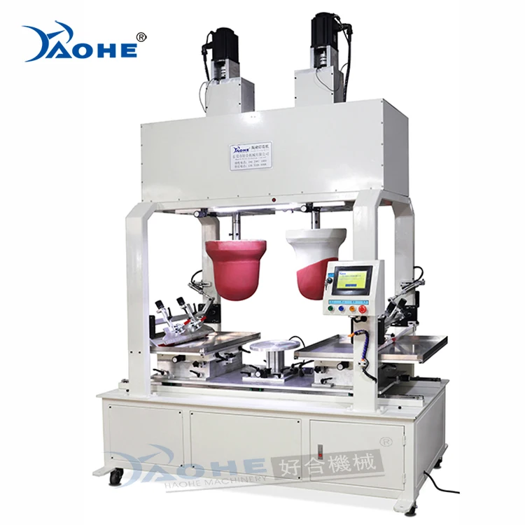 Two Colors Bowl Pad Printers Ceramic Dish Cooking Plate Pad Printing Machine
