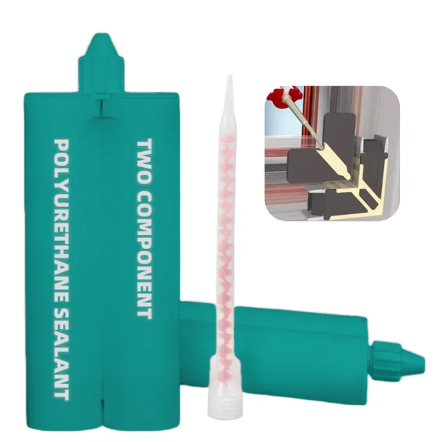 Two Parts Polyether Urethane Glue for Structural, Force-locking Bonding of Alu, HPL, GRP, Metal, Plastics Materials.
