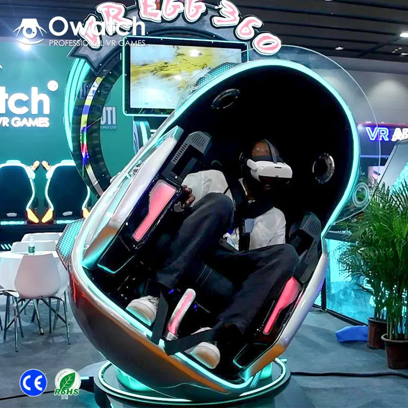 Novo design 9d realidade virtual jogo de corrida 360 graus rotação vr  cadeira movimento para o parque temático - AliExpress