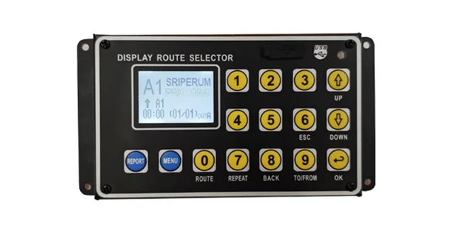 Bus Stop Announcement System Controller Switches Bus Route Information ...