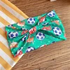 3 borsa da calcio verde con fascia per capelli in vita