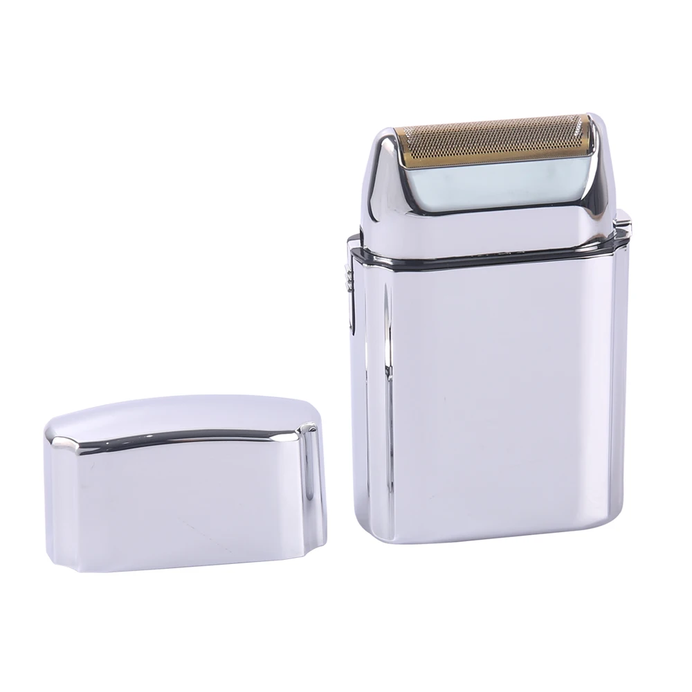 Беспроводная электрическая перезаряжаемая Мужская бритва из фольги для путешествий/Профессиональная беспроводная металлическая Одиночная