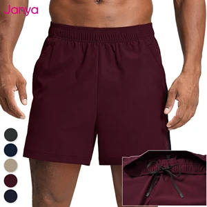 Janya Men's Breathable Zipper Pocket Running Sports Shorts Quick Dry Gym Workout Athletic Active Training Lightweight Pants