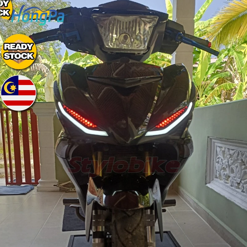 雅马哈Y15ZR Y15 V1 V2智帕特灯信号日光DRL灯发光二极管水流转向信号灯