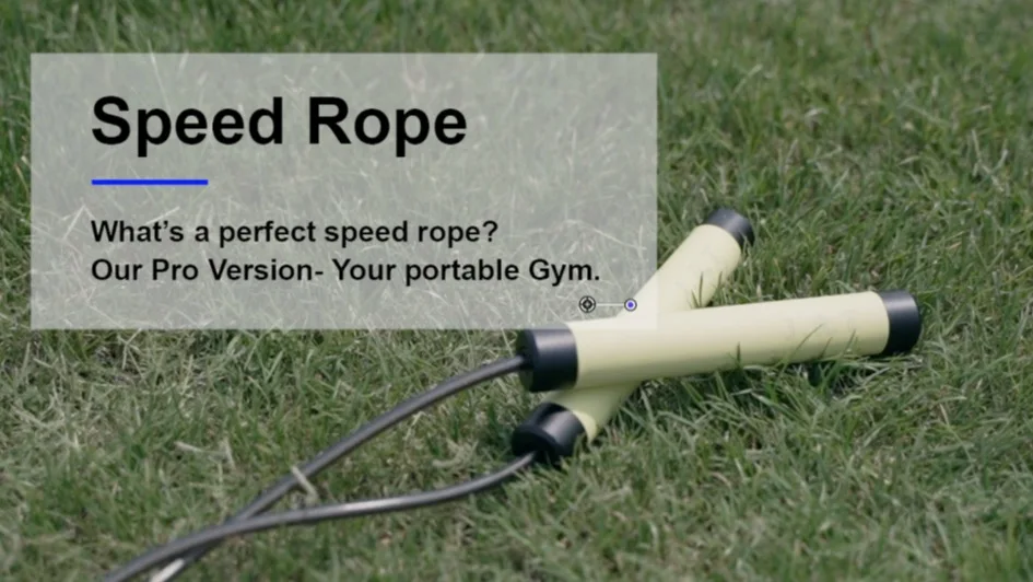 Adjustable Length Tanglefree Fitness Soft Beaded Skipping Rope Jump