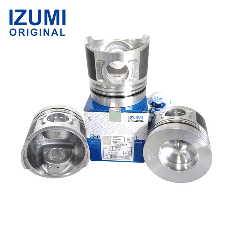 IZUMI ORIGINAL 320C Pistonsats för Caterpillar-motor, reservdelar för utbyte
