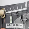 Bianco-8 ganci stile corto
