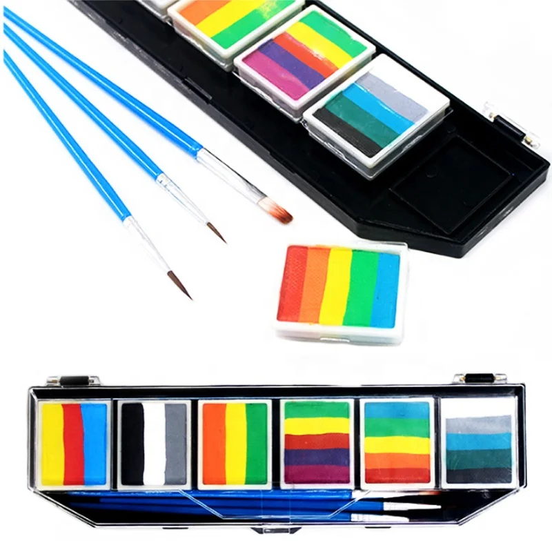 
 Краска для тела лица профессиональная Нетоксичная сильная функциональность краска для лица краска для тела пигменты мазь принадлежности в наличии  