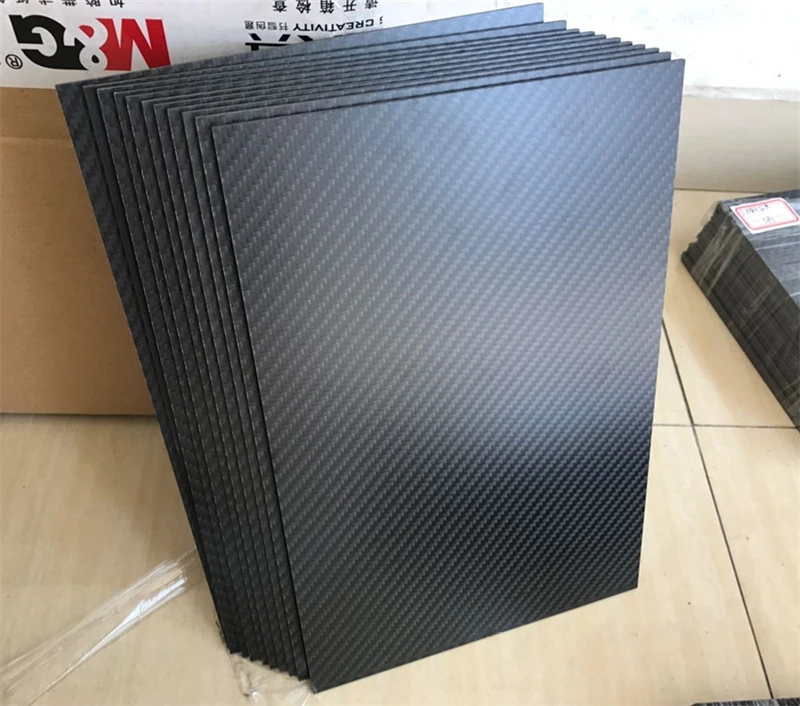 Custommade 3k Foam Core Carbon Fiber Matte Plain Twill Plate 2mm 3mm