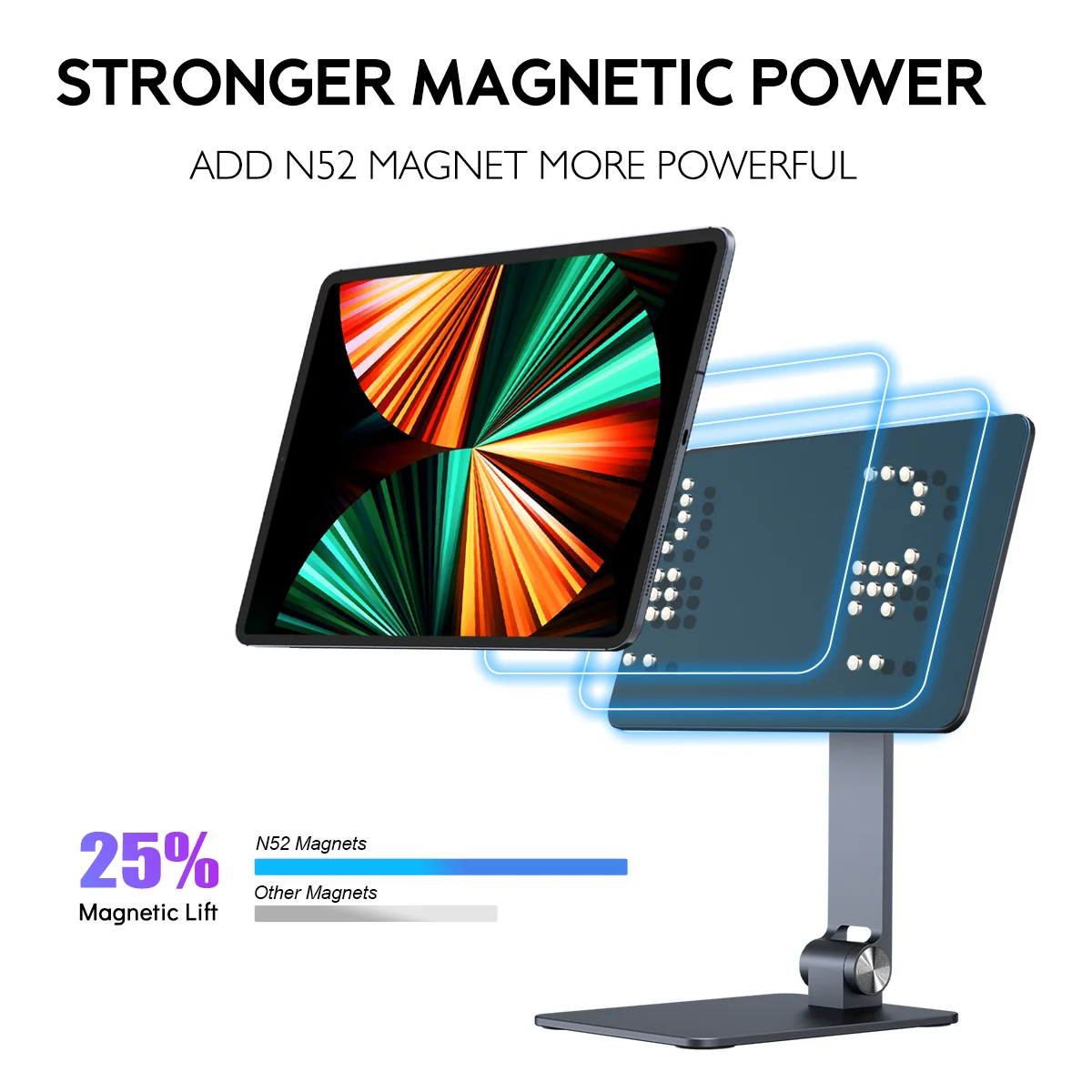 Foldable Premium Portable Multiangle Adjustable Ipad Holder