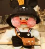 Black cat hat + black overalls + brown bag