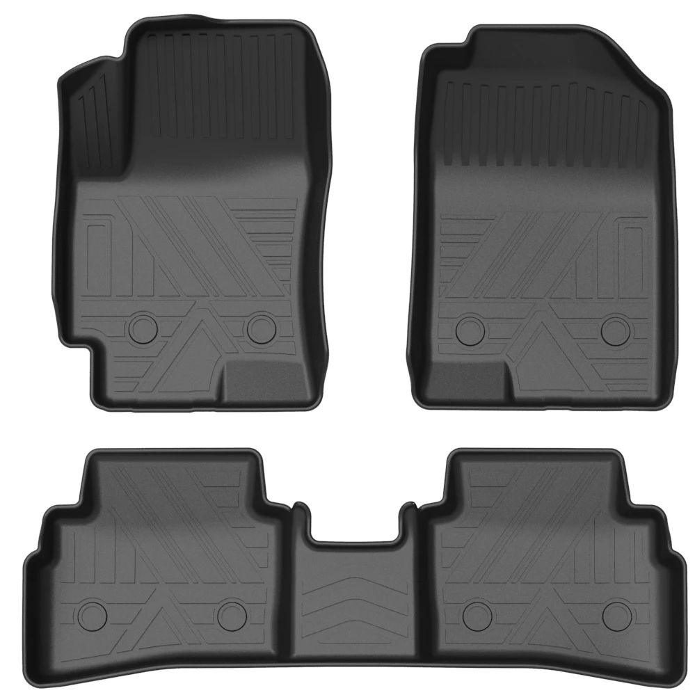 Нескользящий моющийся автомобильный коврик из ТПЭ для Hyundai Accent Sedan 2018-2020