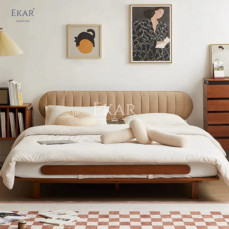 product new design modern furniture bedroom wooden bed387-59