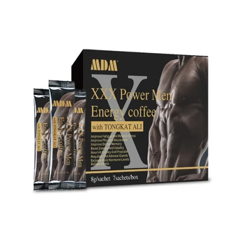 Herbal Supplement Improve Fatigue Maca Energy Coffee for Man Herbal black instant Man XXX Power Men Energy Coffee