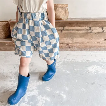 2025 Children's Summer New Style Korean Summer Clothing Mid-length Shorts Boys' and Girls' Children's Pants