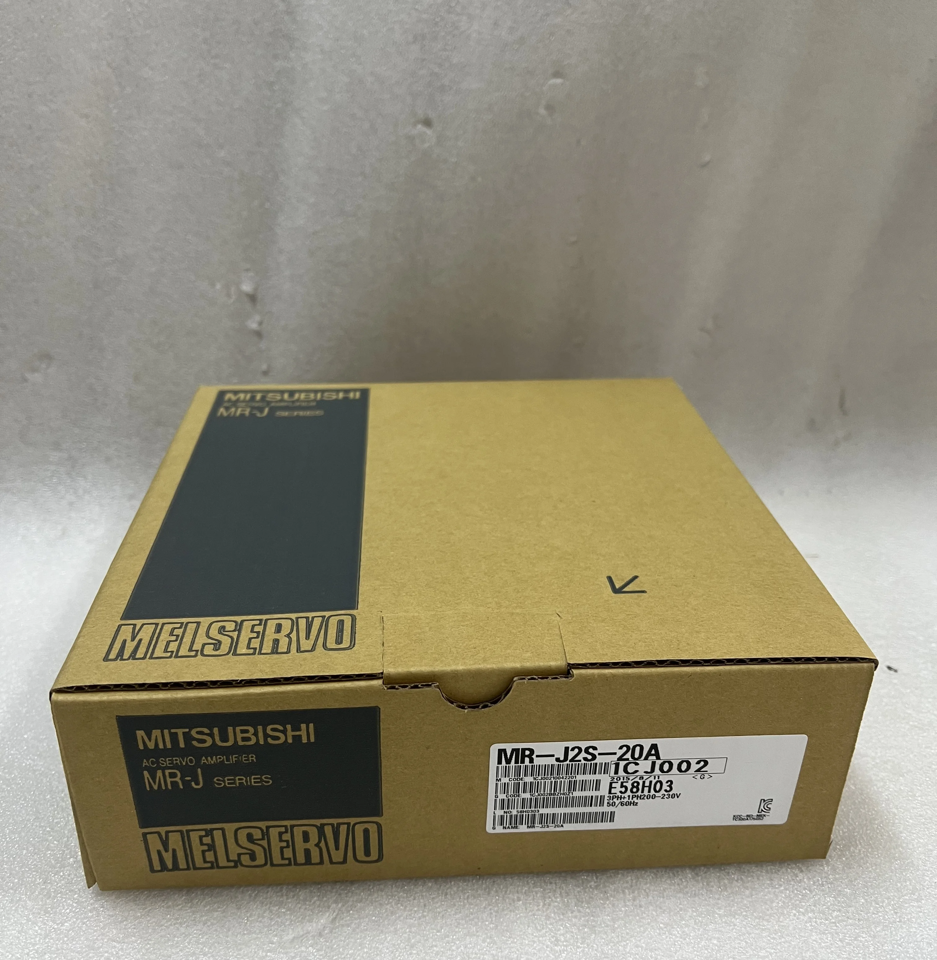 Mitsubishi AC Servo Amplifier MR-J2S-20A Mitsubishi AC Servo Amplifier MR-J2S-20A