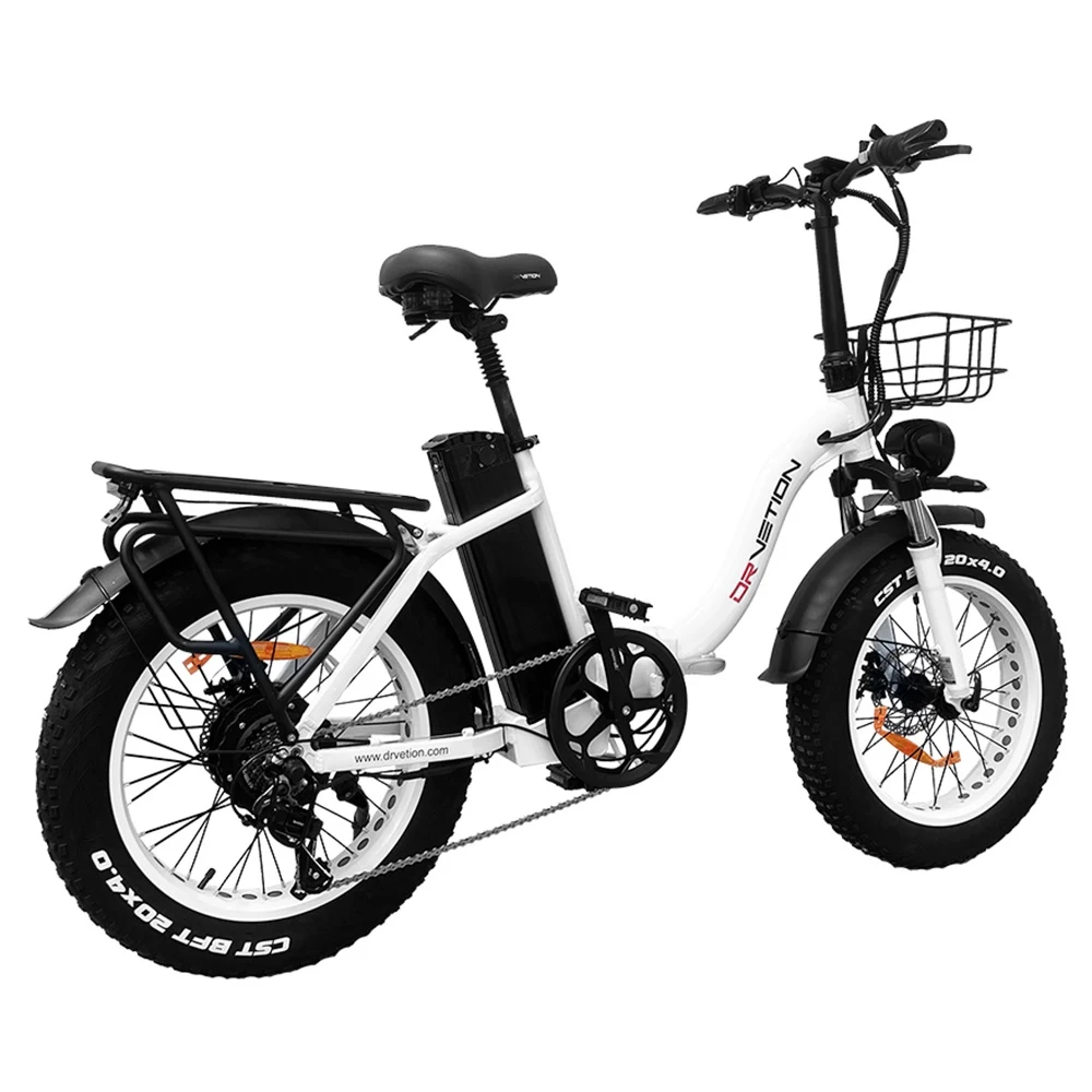 DRVETION CT20 faltbares Elektrofahrrad, 20*4,0 Zoll dicke Reifen 750 W Motor 48 V 20 Ah Batterie 45 km/h Max. Geschwindigkeit