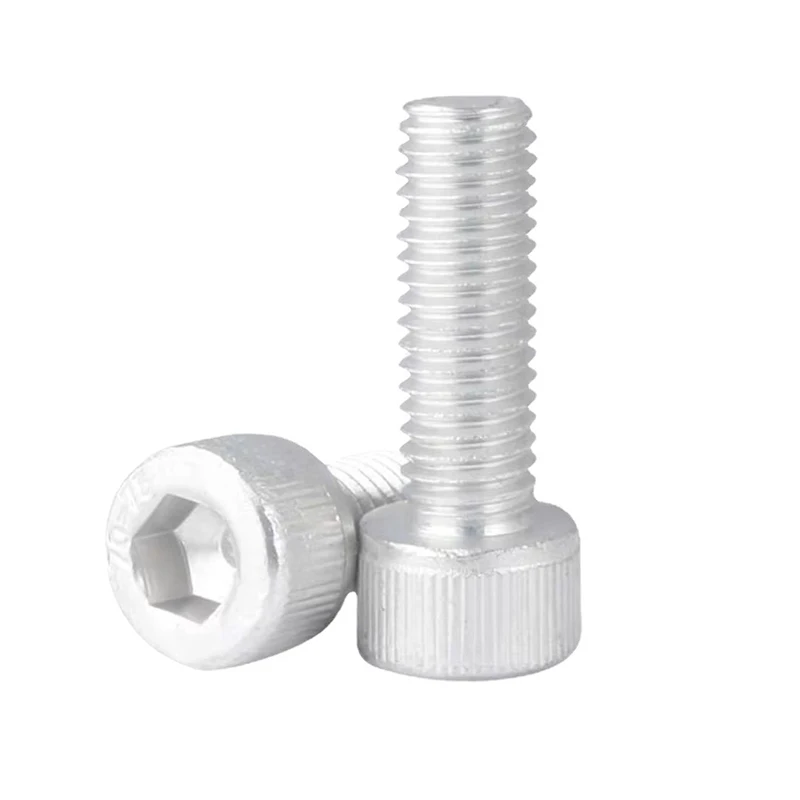 M2.5 M3 M4 M5 M6 DIN912 Aluminum Hexagon Allen Socket Cup Cylindrical Head Hand Bolts