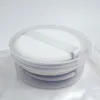 53mm leather powder puff box-3 blue