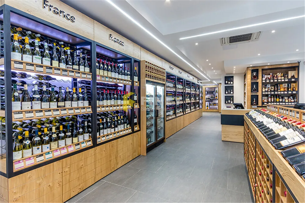 Custom Wine Shop Interior Design - Elegant & Functional