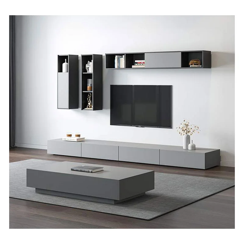 Hot Sale Home Furniture Wood Used New Model Tv Stand Tv Cabinets