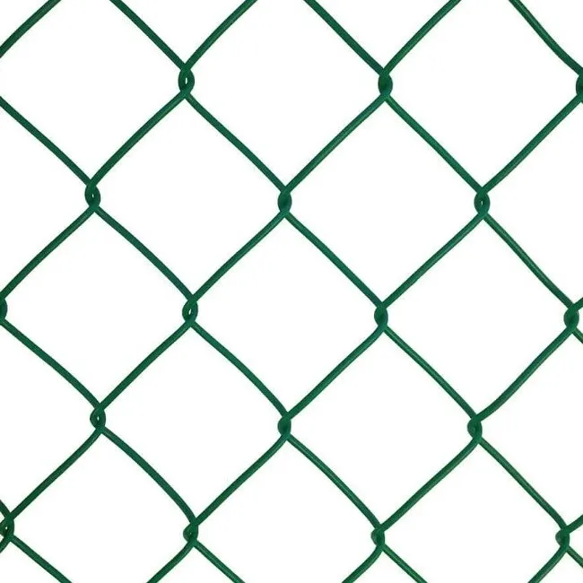 Widely used galvanized and pvc coated chain link of mesh fence wire cost for farm and school details