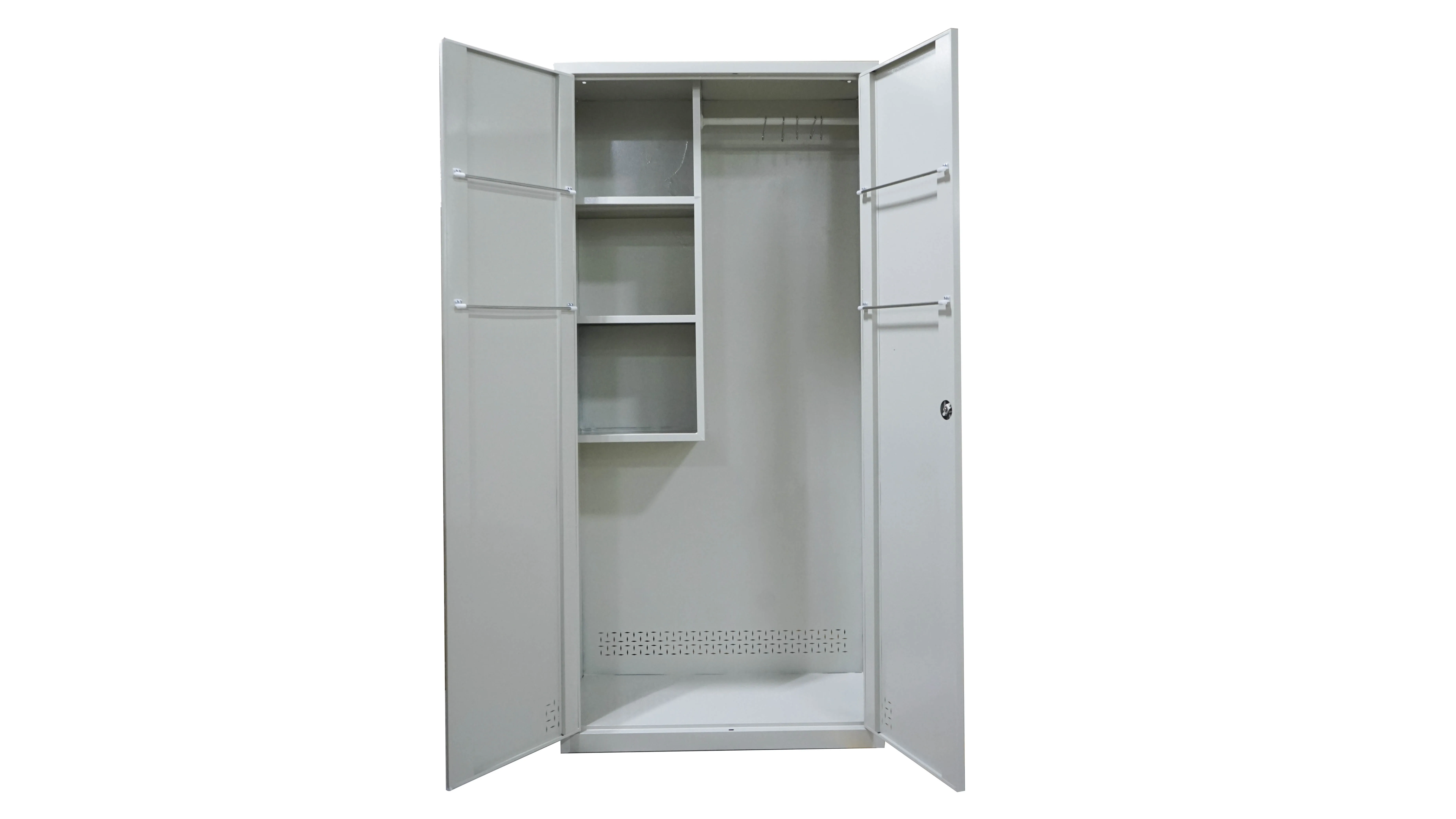 Double Doors Closet Storage Clean Tools Organization Cleaning Supplies  Storage Cabinet Lemari Alat Kebersihan - China Cleaning Cabinet, Broom Storage  Cabinet