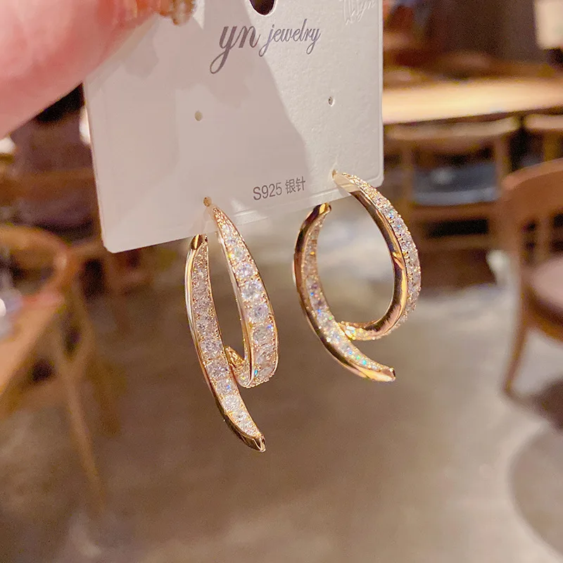 Women Accessories Designer Jewelry Famous Brands Diamond Earrings Women Luxury Jewelry