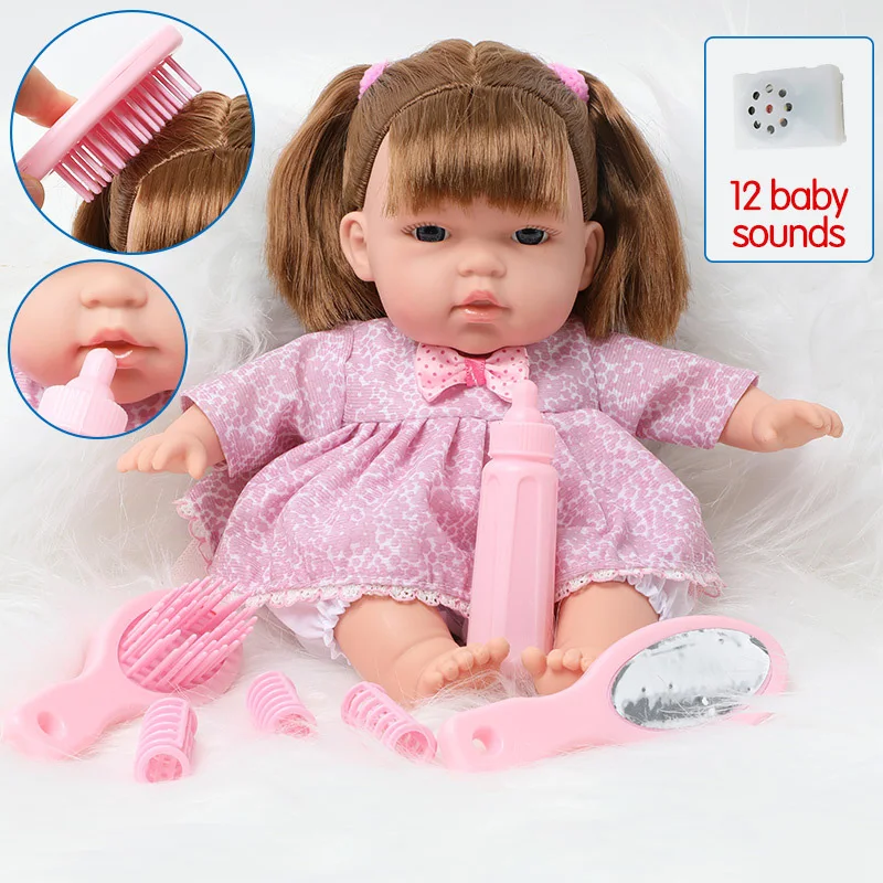 ソフト12インチ等身大女の子のようなビニール製手作りフルシリコン