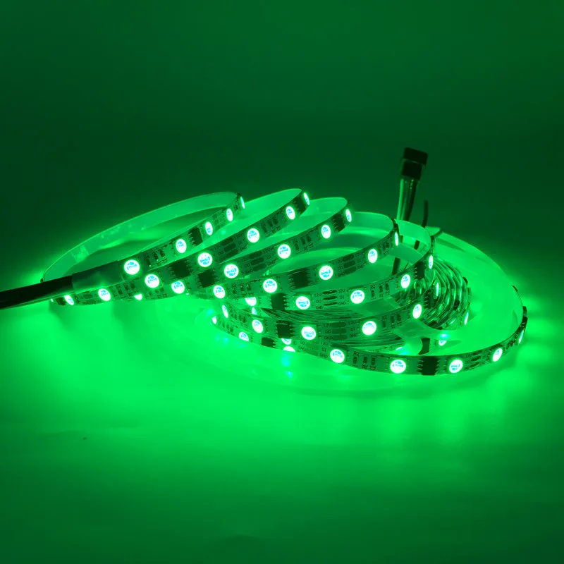 GS1903 Ws2812B Ws2811 5050 RGB 60leds 5mm 6mm Led Strip Light Pixel Flex Light Strip Addressable Ledstrip 12V 5V 5m Strip Light