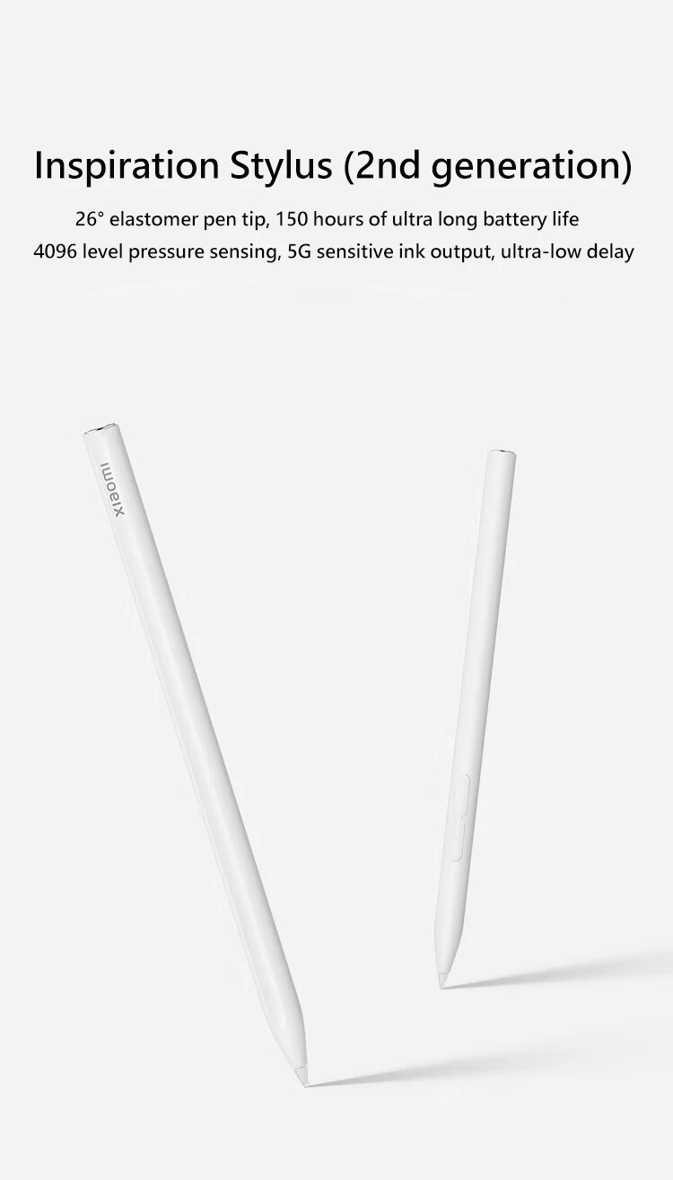 Xiaomi 2nd Generation Smart Pen For Xiaomi Mi Pad 6/5 Pro Low Latency Draw Writing & Screenshot