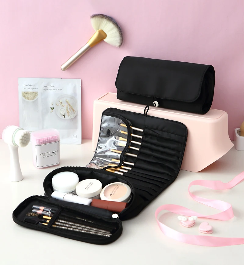 Portable Makeup Brush Organizer Makeup Cosmetic Brush Bag Makeup Brush ...