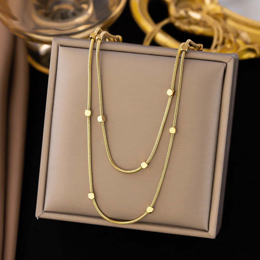 Women's Hypoallergenic Waterproof Gold Plated Jewelry Accessories